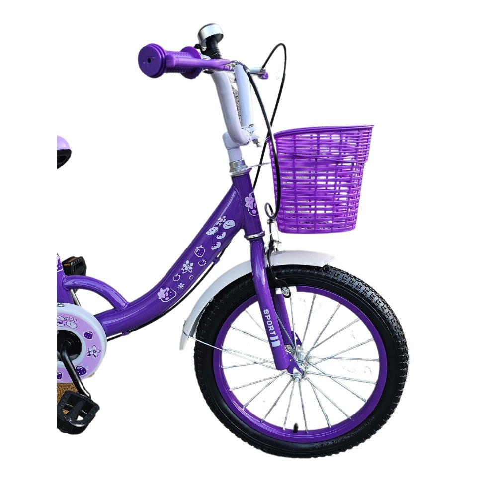 Bicicleta infantil aro 12 color lila