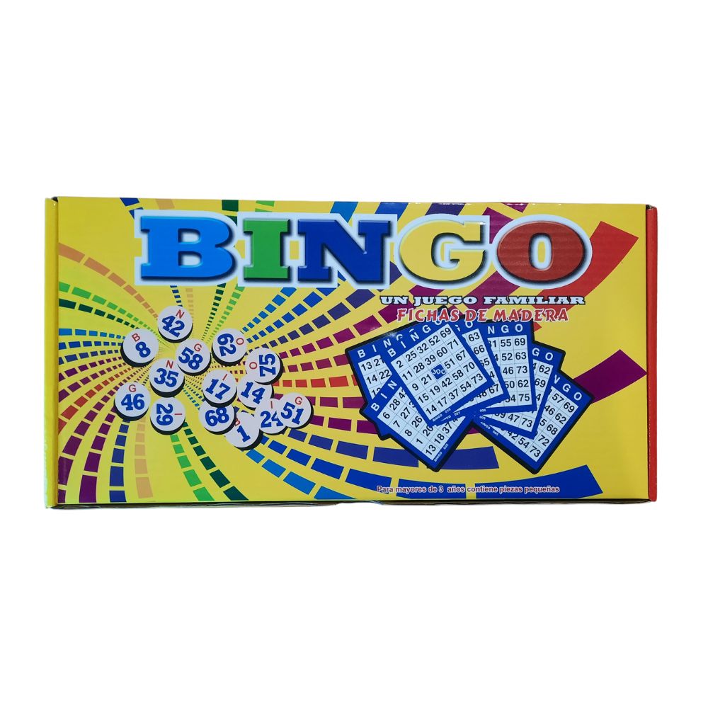 Bingo juego de mesa familiar