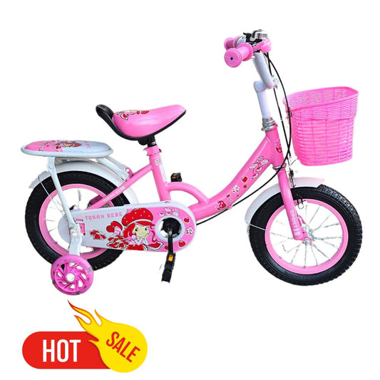 Bicicleta infantil aro 12 color rosado