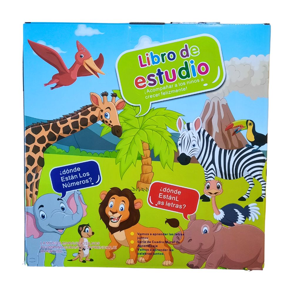 Libro Didáctico Interactivo Aprendizaje Bilingüe Para Niños