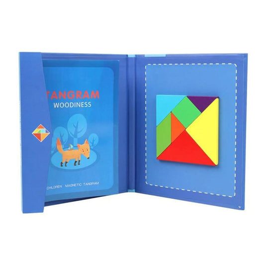 Libro Tangram Magnético: Explora, Crea y Aprende