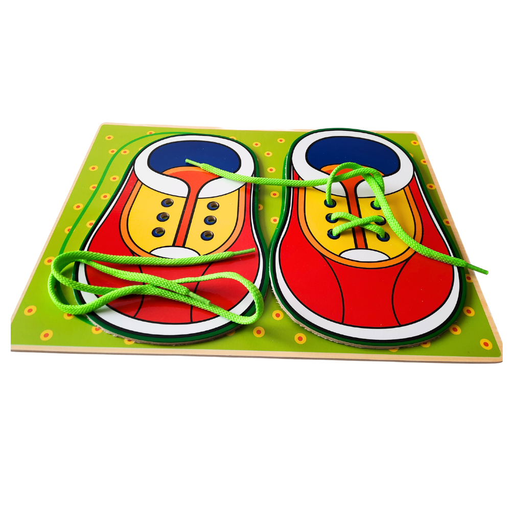 juguete didáctico Tabla Zapato de Atar
