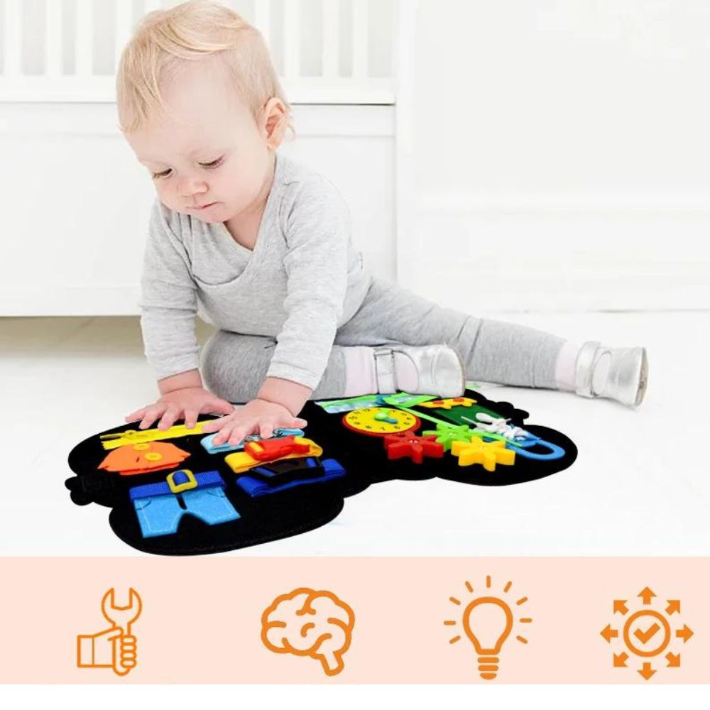 Juguete tablero sensorial Montessori didáctico
