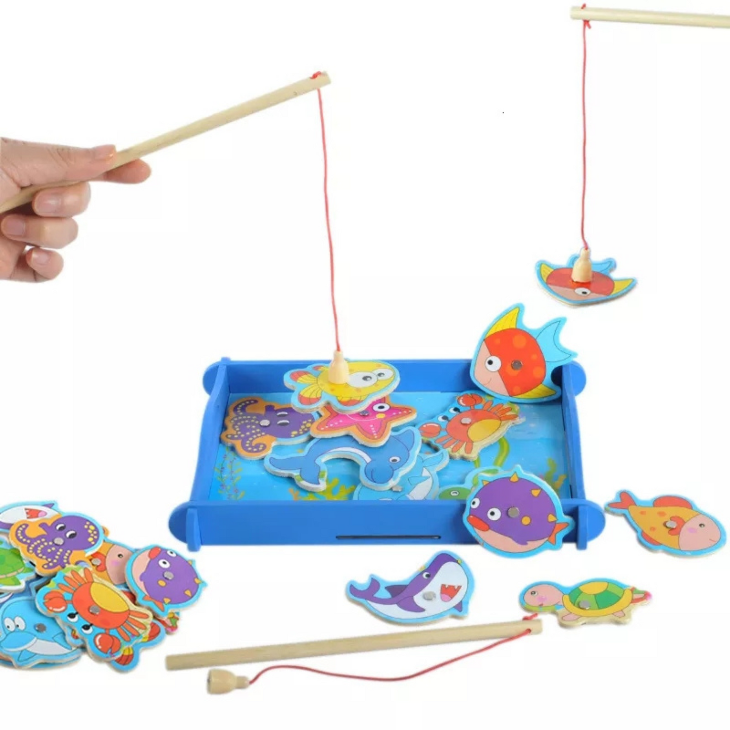 Pesca Milagrosa Juego Didáctico Motricidad Fina Montessori